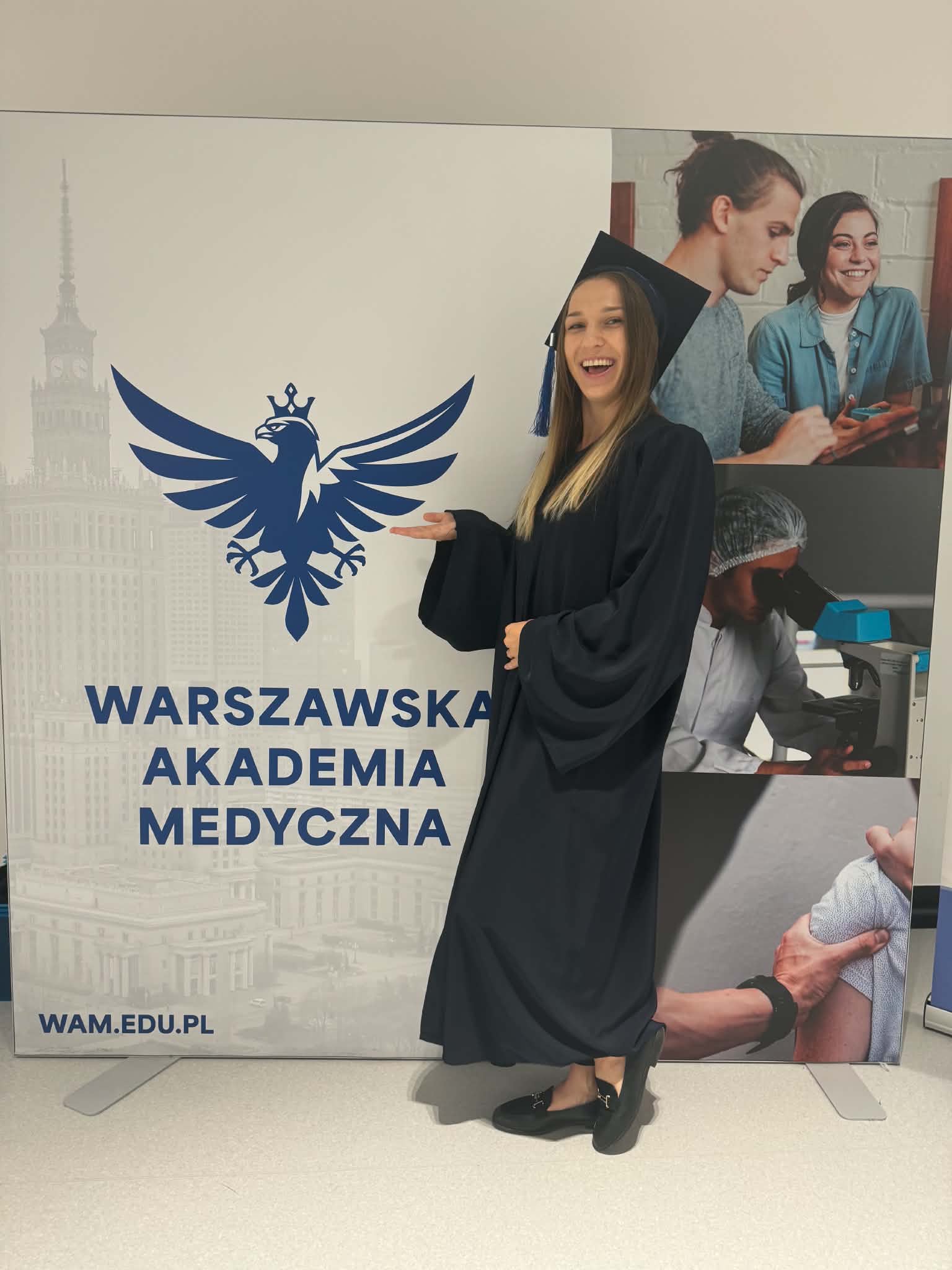 Karolina Derbin - absolwentka Warszawskiej Akademii Medycznej